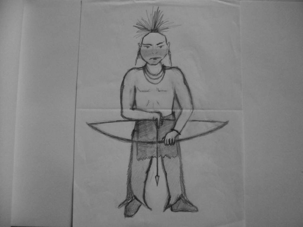 Pawnee Indianer (Zeichnung 2015)